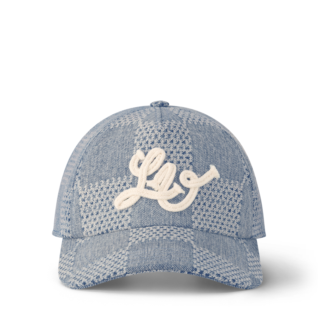 Damier Denim 3D Cap - Luxury S00 Blue | LOUIS VUITTON